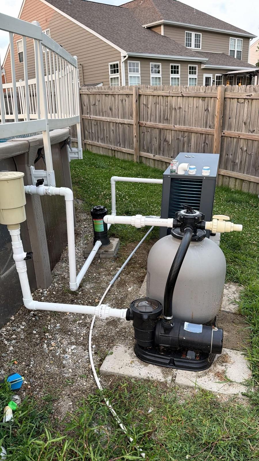 Illustrative salt system and pool equipment